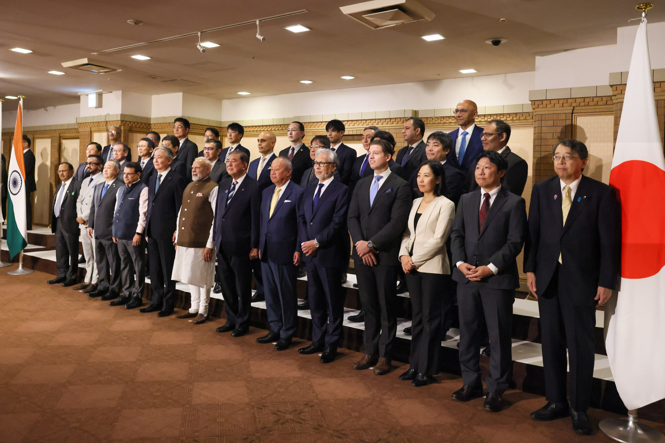 日印経済フォーラム集合写真